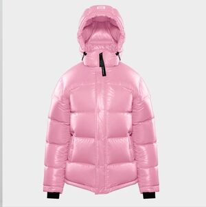 NWT! Aritzia Pink Puffer Jacket Large